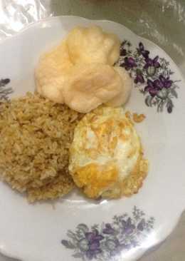 Nasi goreng terasi sederhana