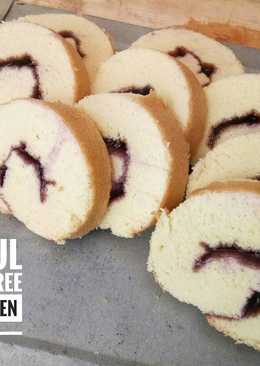 Bolu gulung gluten free #rabubaru