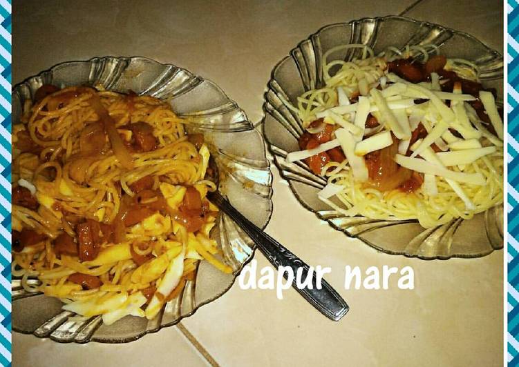 Resep Spagetty Bolognaise Sweety - Dapur Nara