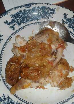 Ayam Geprek pedas (simpel, murah, enak)