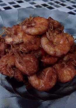 Udang goreng balado bumbu simple