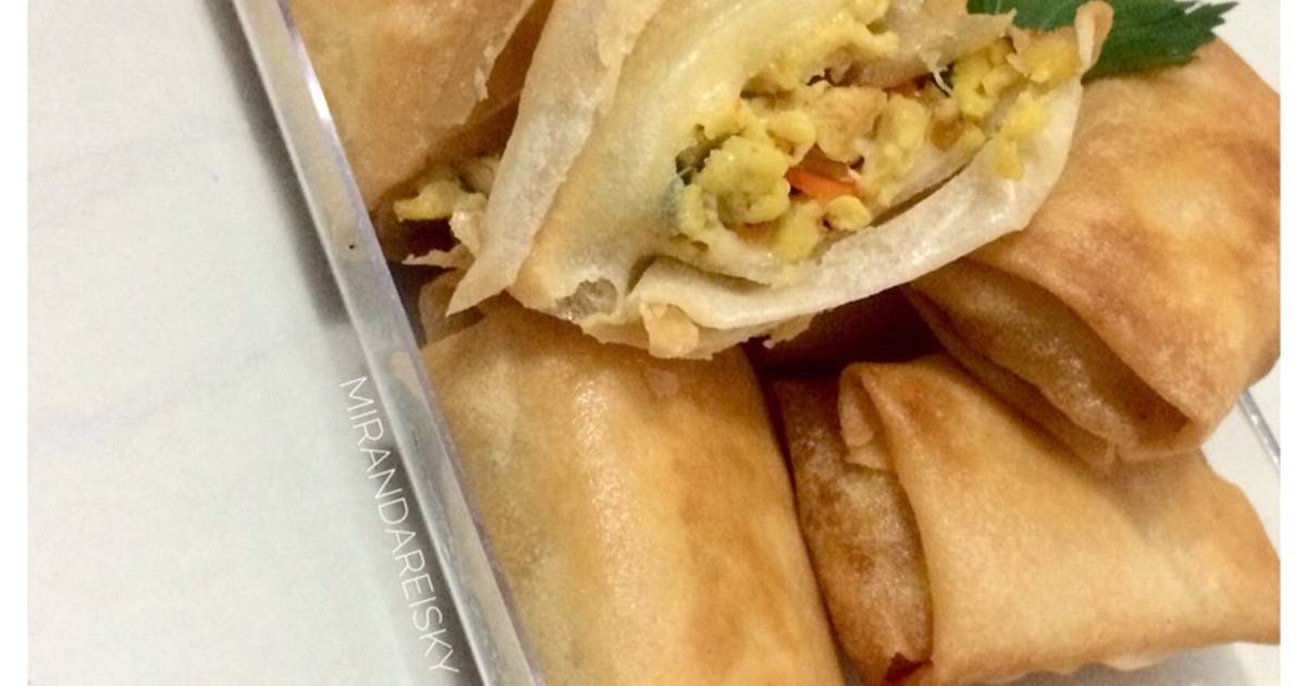 9 resep  lumpia isi  keju  telor orak arik enak dan sederhana 