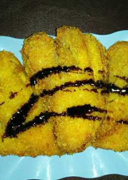 Pisang Goreng Crispy Toping Coklat