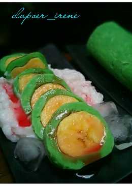 Es pisang ijo