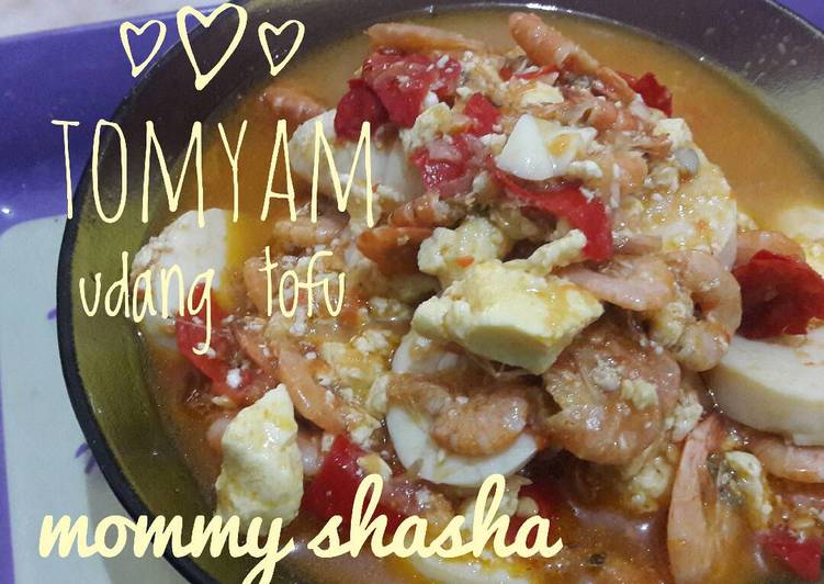 gambar untuk resep makanan Tom yam udang tofu