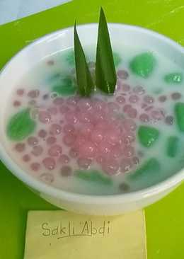 Bubur grendul/salak mutiara rasa pandan (praktis banget)