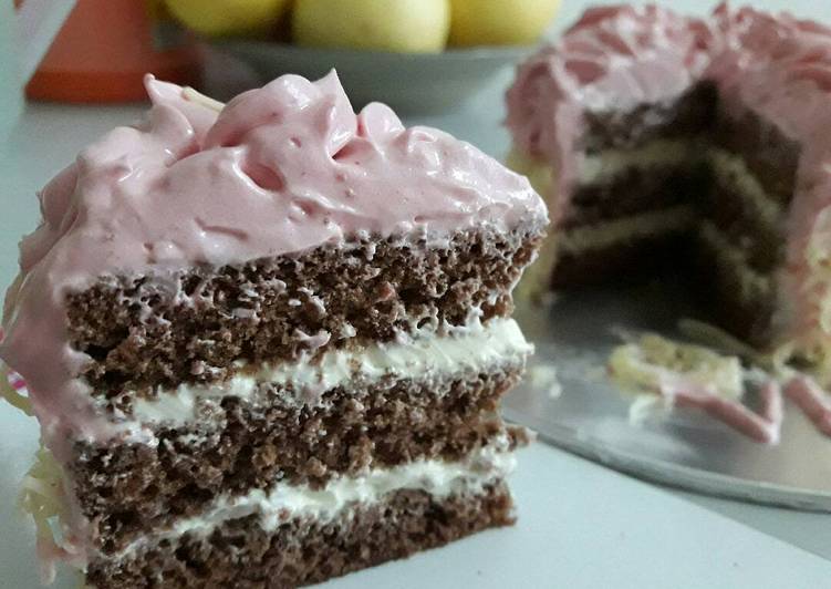 resep makanan Cake coklat kukus lembut