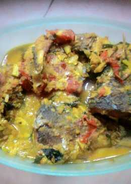 Woku bandeng pedas