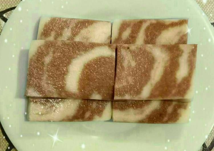 resep masakan Puding Roti Zebra Super Simpel