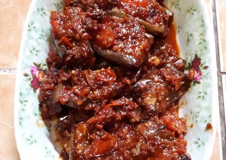 Resep Balado terong pedas - Wulan's Kitchen