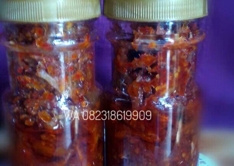 gambar untuk resep makanan Sambal teri keto