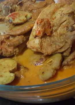 Gulai Ayam Campur Jengkol Ala Padang