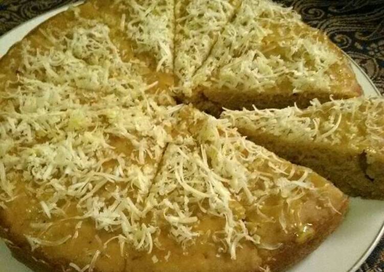 resep masakan Banana chesee cake magicom #beranibaking