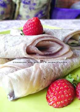 Strawberry roll pancake