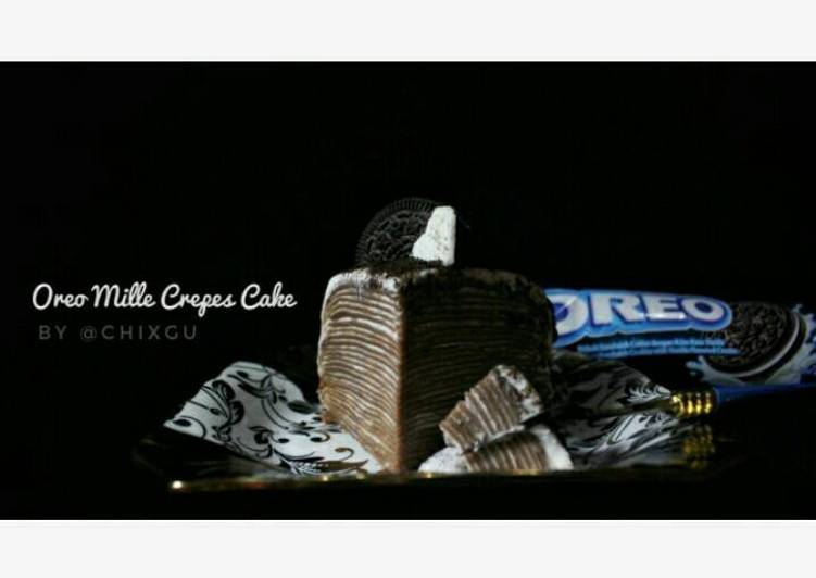 Resep Oreo Mille Crepes Cake By Chi R. Ponta