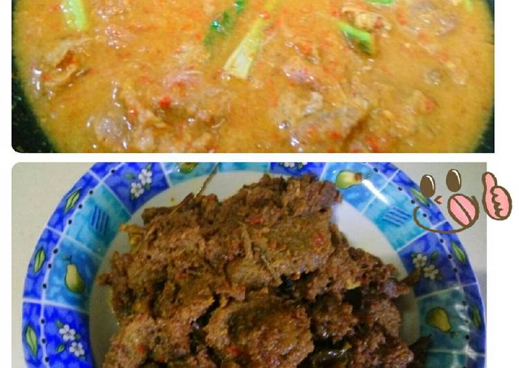 gambar untuk cara membuat Rendang daging sapi ala'mama naura'