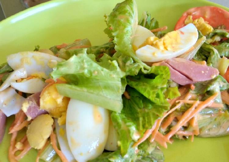 resep makanan Salad Spicy Mayo