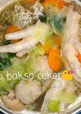 Sop bakso ceker