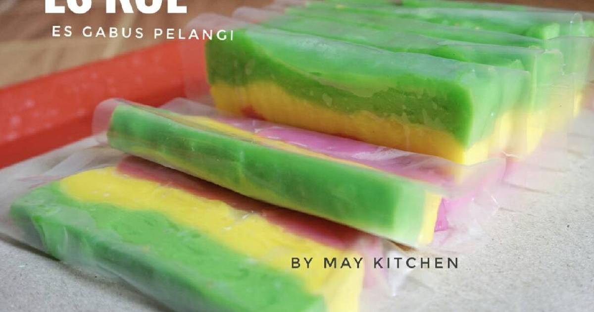  Resep  Es  Kue  Es  Gabus  Pelangi oleh May Cookpad