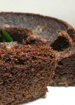 Brownies Pisang Coklat Kukus | Moist Lembut Nyoklat