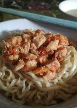 Mie ayam rica rica