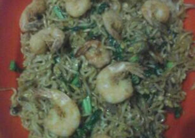 resep makanan Indomie goreng udang