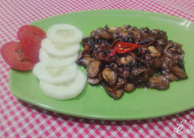 resep lengkap untuk Sate Goreng Jamur Kancing