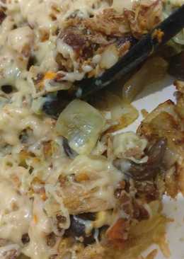 Tuna jamur gendot keju leleh ala bujang