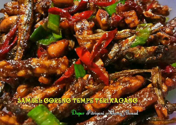 gambar untuk cara membuat Sambel Goreng Tempe Teri Kacang ala Dapur Fitri