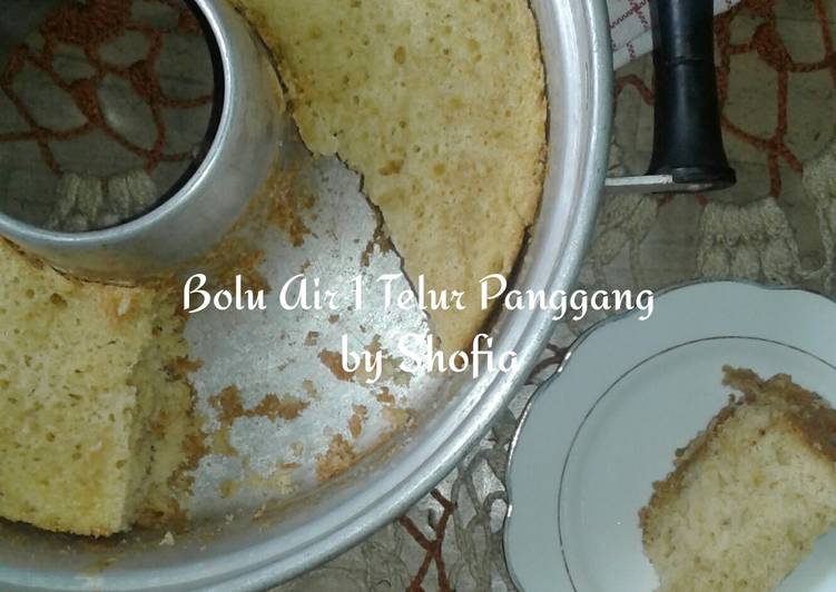 resep masakan Bolu Air 1 Telur Panggang