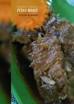 Daging Ungkep pedas manis