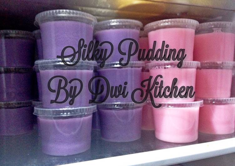 resep lengkap untuk Silky Pudding ala Puyo