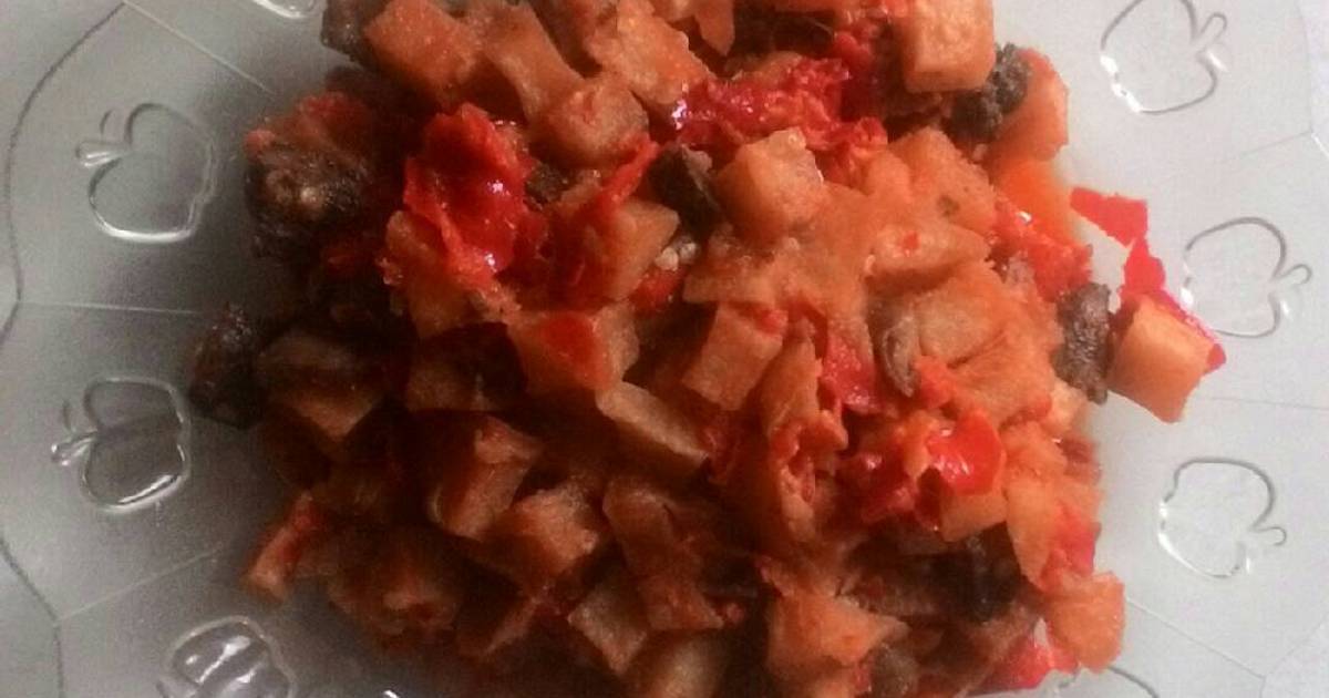 Resep Sabel goreng kentang ati ampela ayam pedes ala Nofia Fajar Putriana