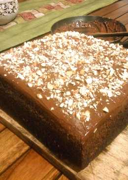 Brownis with Almond Steamed