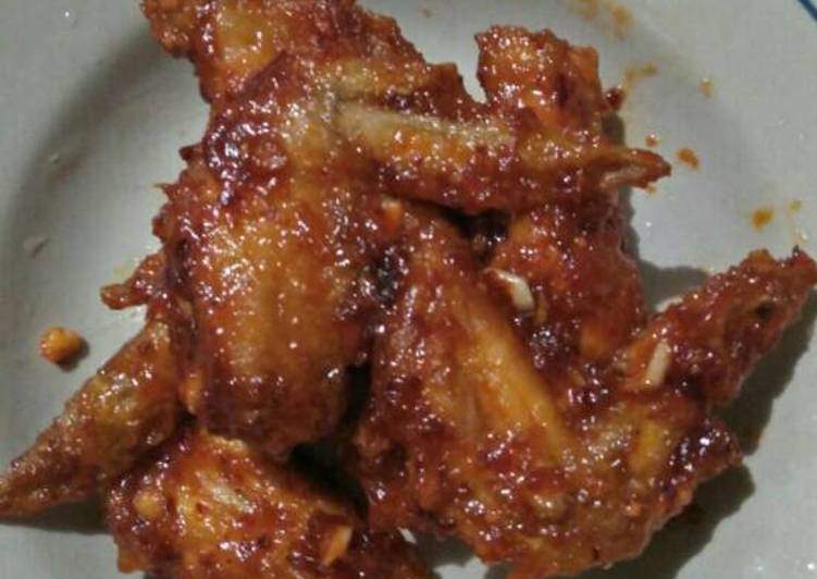 cara membuat Spicy wings praktis