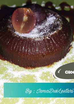 Choco lava cake dipotong langsung lumer â¤