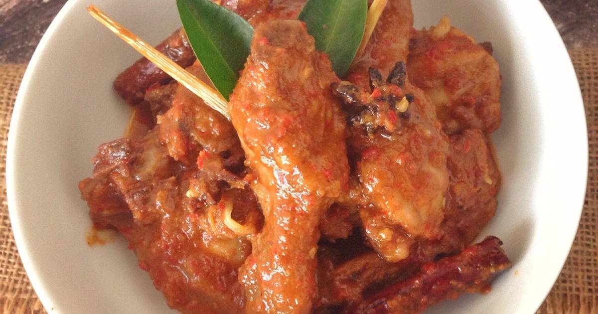 Resep Ayam Bumbu Kare Merah ala aN_NieZha