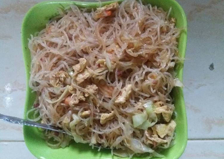 gambar untuk resep makanan Bihun goreng kornet