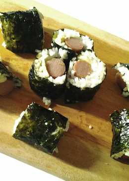 Mini Sushi Ekonomis/Sushi Sosis Keju/Nori