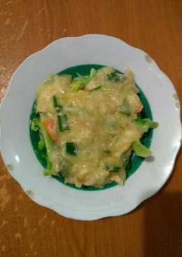 Brokoli wortel saus susu maizena