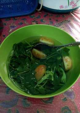 Sayur bayam bening untuk busui