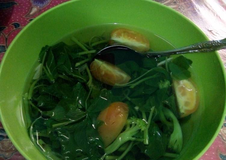 Resep Sayur bayam bening untuk busui - Anggun M