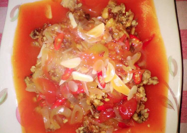 Resep Tuna Crispy Saus Asam Pedas Manis Oleh Merina Kasturi