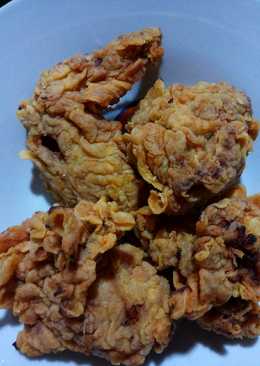 Ayam crispy simple