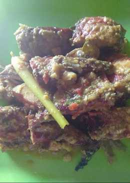 Ikan asap sambal ala Palopo