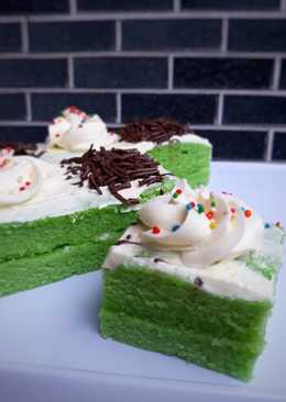 Brownies Kukus Pandan