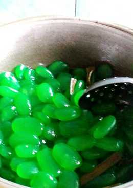 Manisan kolang kaling hijau