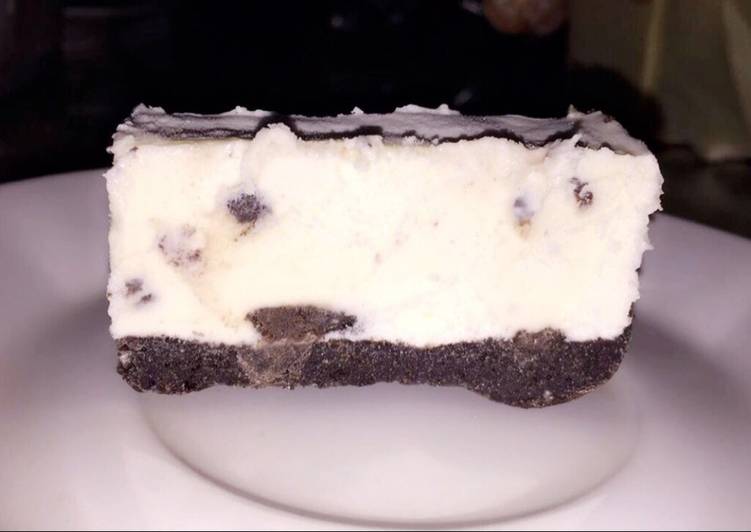 gambar untuk cara membuat Ice cream cake oreo