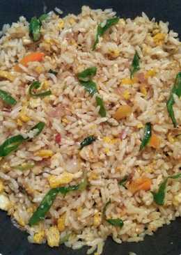 Nasi Goreng Mentega Cabe Hijau (Bumbu Iris Praktis)