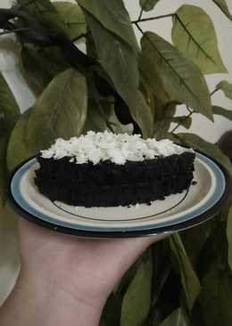 Steam brownies Oreo mocca 2 bahan #egglesscake